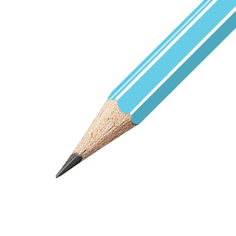 STABILO Schulbleistift  pencil 160 mit Radierer Einzelstift blau Mine