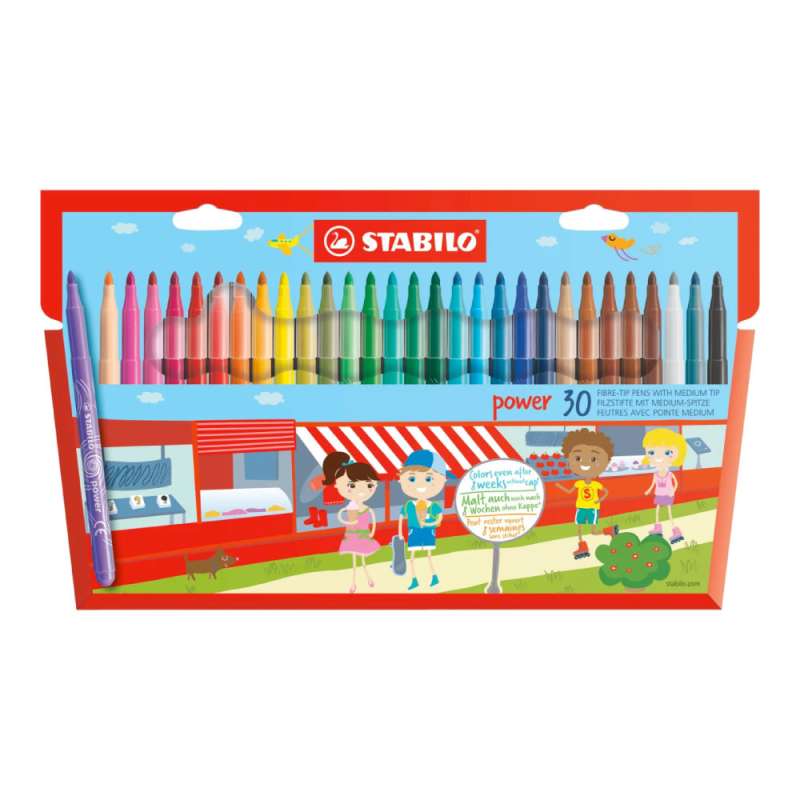 STABILO Filzstift power 30er Set