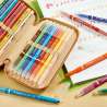 STABILO Filzstift und Fineliner Trio 2 in 1 10er Set in Mäppchen