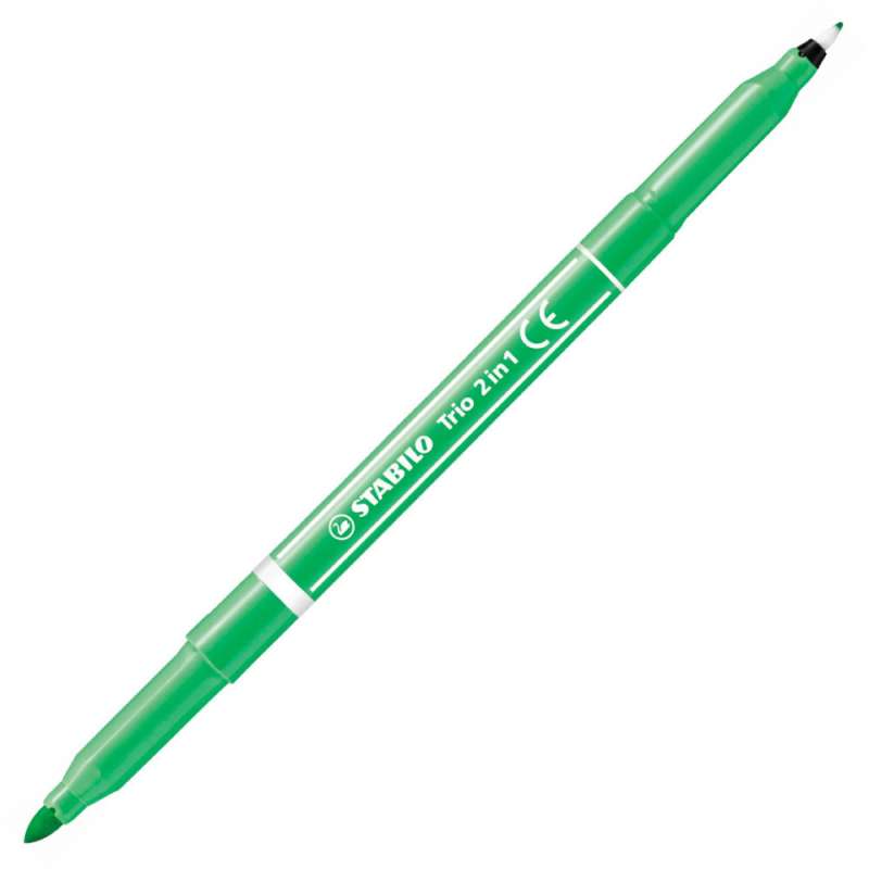 STABILO Filzstift und Fineliner Trio 2 in 1 Einzelstift offen