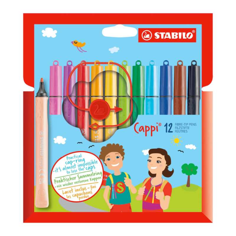 STABILO Filzstift Cappi 12er Set