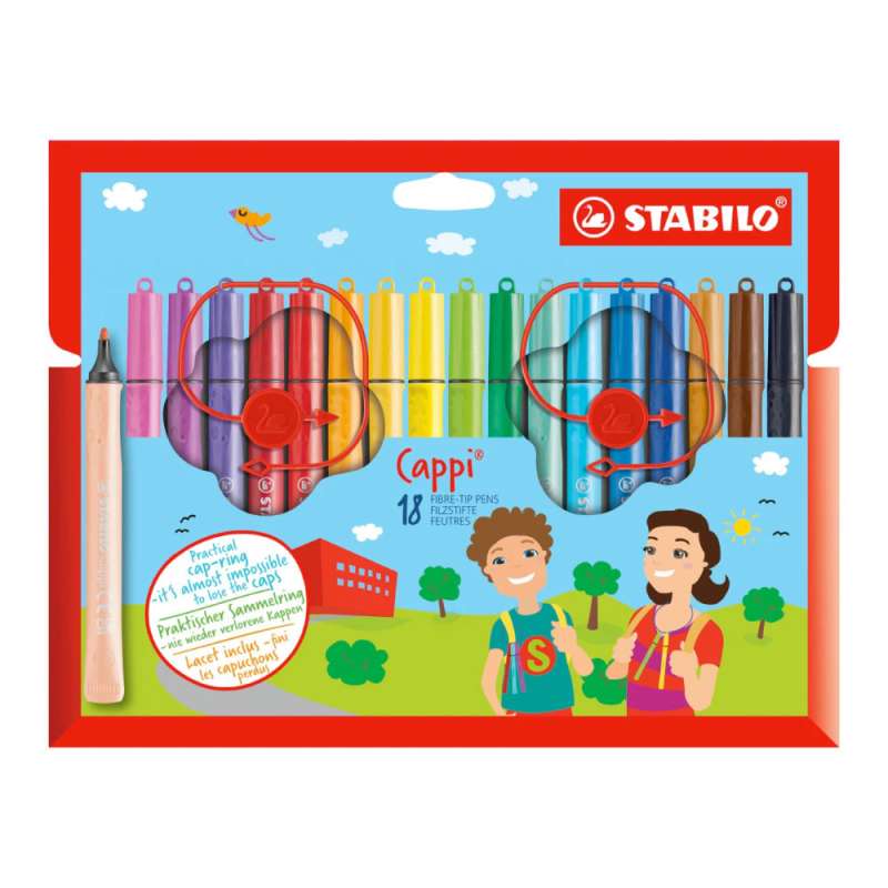 STABILO Filzstift Cappi 18er Set