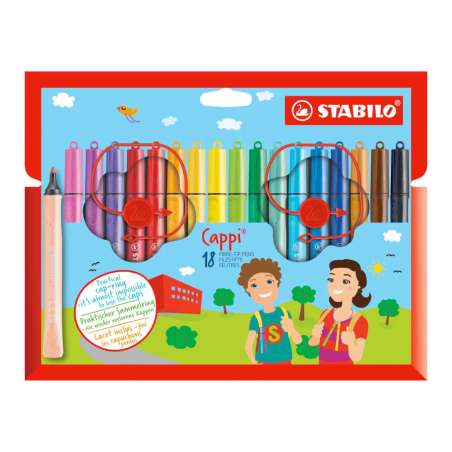 STABILO Filzstift Cappi 18er Set