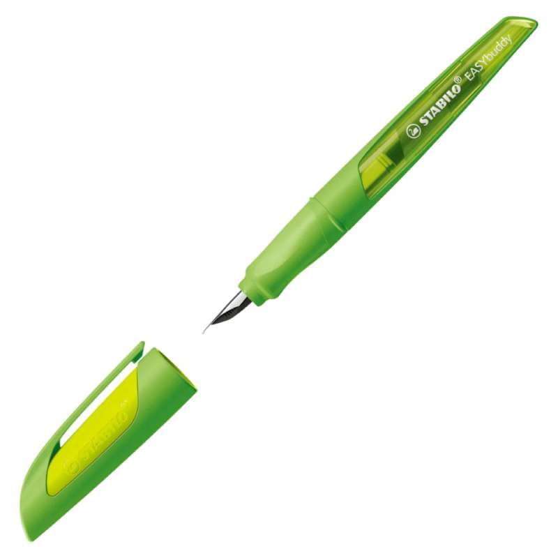 STABILO ergonomischer Schulfüller EASYbuddy limette/grün offene Kappe