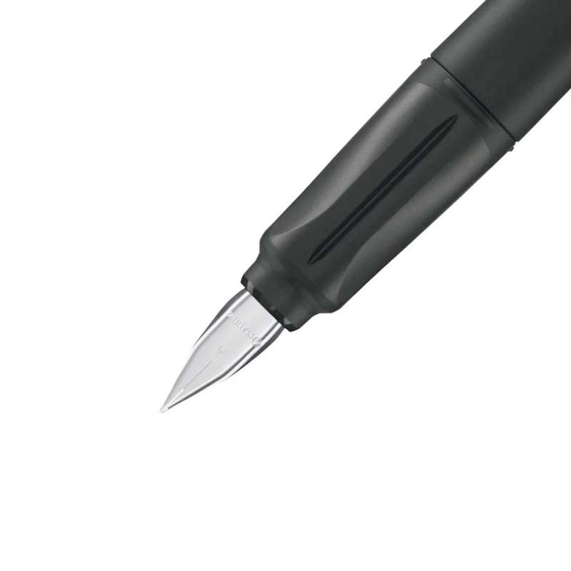 STABILO ergonomischer Schulfüller EASYbuddy schwarz/koralle Feder A