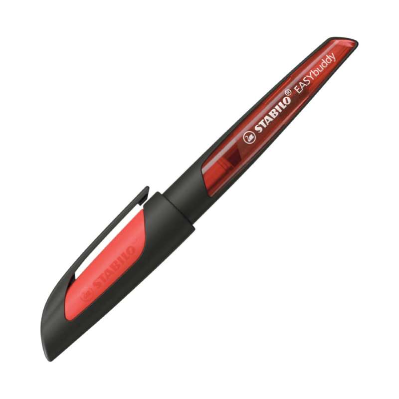STABILO ergonomischer Schulfüller EASYbuddy schwarz/koralle
