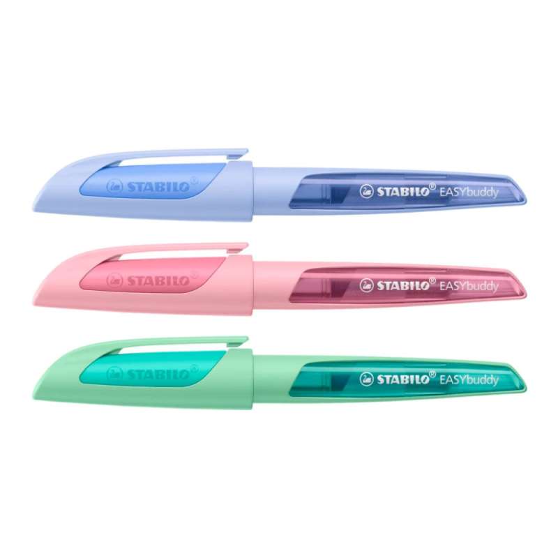 STABILO ergonomischer Schulfüller EASYbuddy pastell Übersicht aller Farben