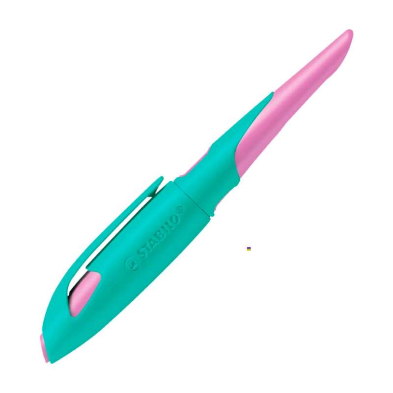 STABILO ergonomischer Schulfüller EASYbirdy trechtshändig ürkis/neonpink