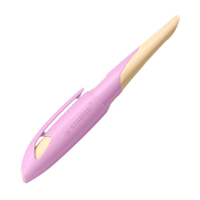 STABILO ergonomischer Schulfüller EASYbirdy pastell rechtshändig soft pink/apricot