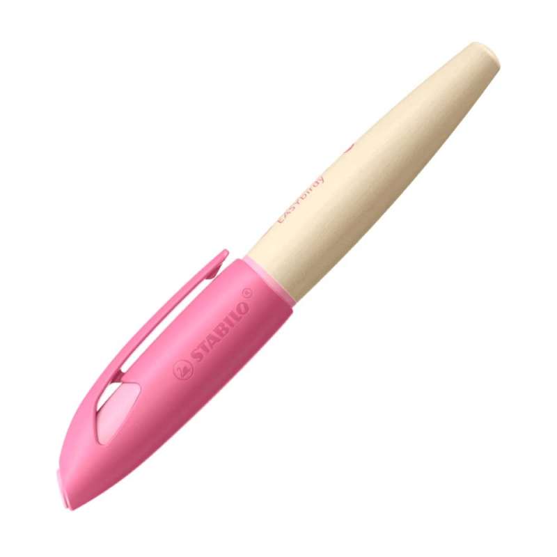 STABILO ergonomischer Schulfüller  EASYbirdy Timber rechtshändig dunkelpink/hellpink
