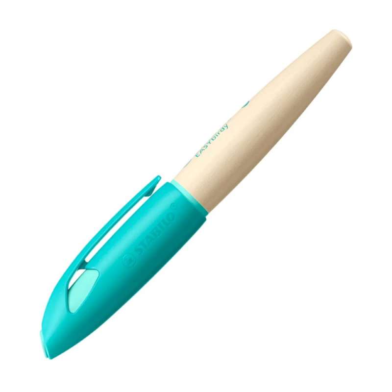 STABILO ergonomischer Schulfüller  EASYbirdy Timber rechtshändig aqua grün/mint
