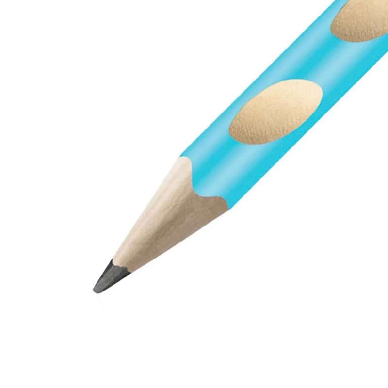 STABILO ergonomischer Bleistift EASYgraph S rechtshändig blau HB Spitze