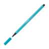 STABILO Premium Filzstift Pen 68 Übersicht hellblau offene Kappe