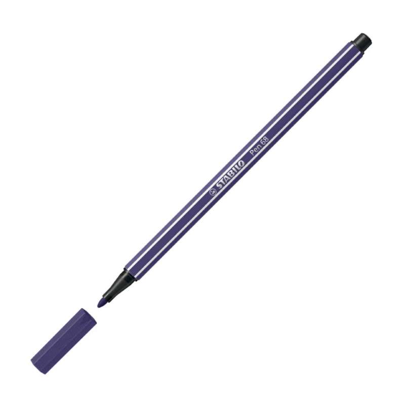 STABILO Premium Filzstift Pen 68 preußischblau offene Kappe