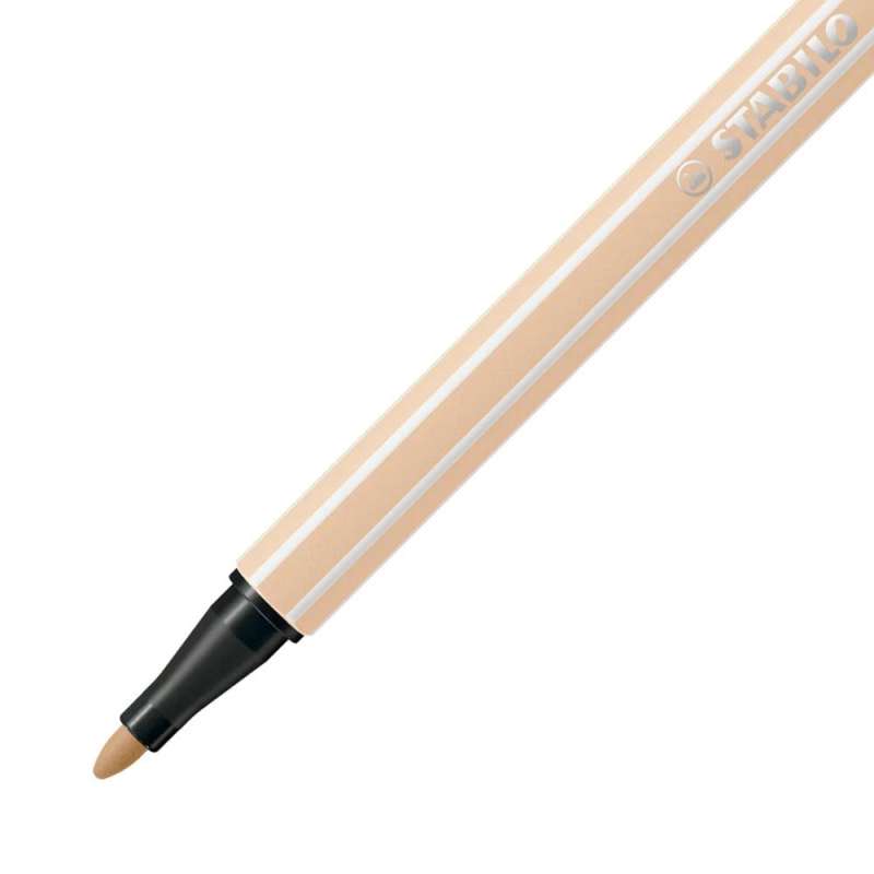 STABILO Premium Filzstift Pen 68 beige Spitze