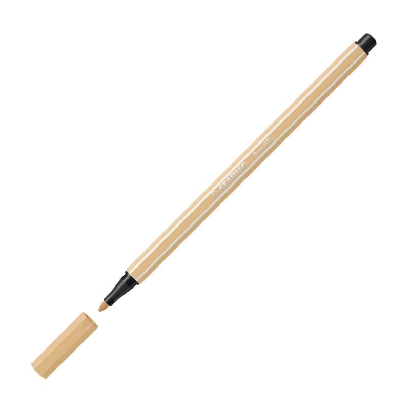 STABILO Premium Filzstift Pen 68 ocker hell offene Kappe