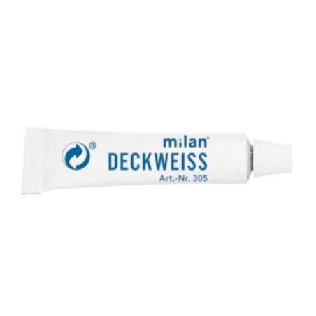 MILAN Deckweiß Tube 7,5ml & 20ml - Hohe Deckkraft