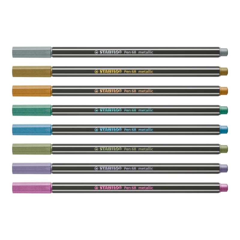STABILO Premium Filzstift Pen 68 metallic Übersicht alle Farben