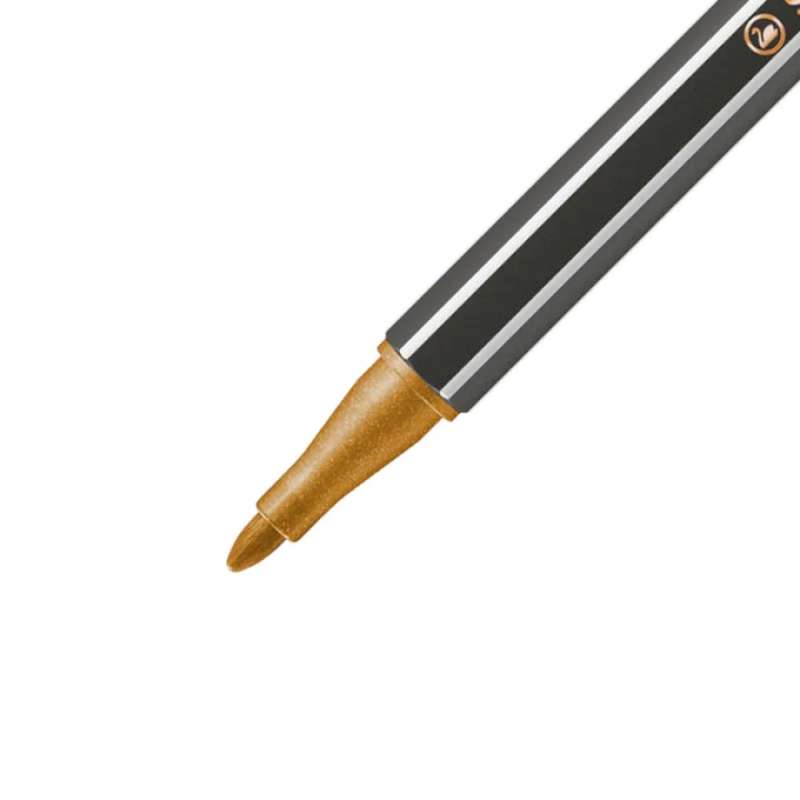 STABILO Premium Filzstift Pen 68 metallic kupfer Spitze