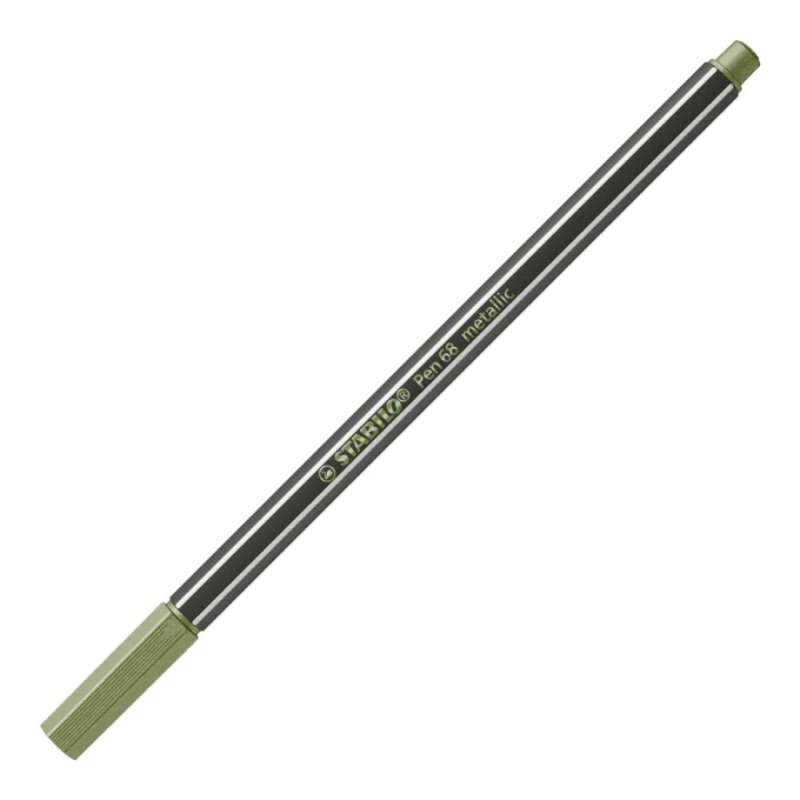 STABILO Premium Filzstift Pen 68 metallic hellgrün