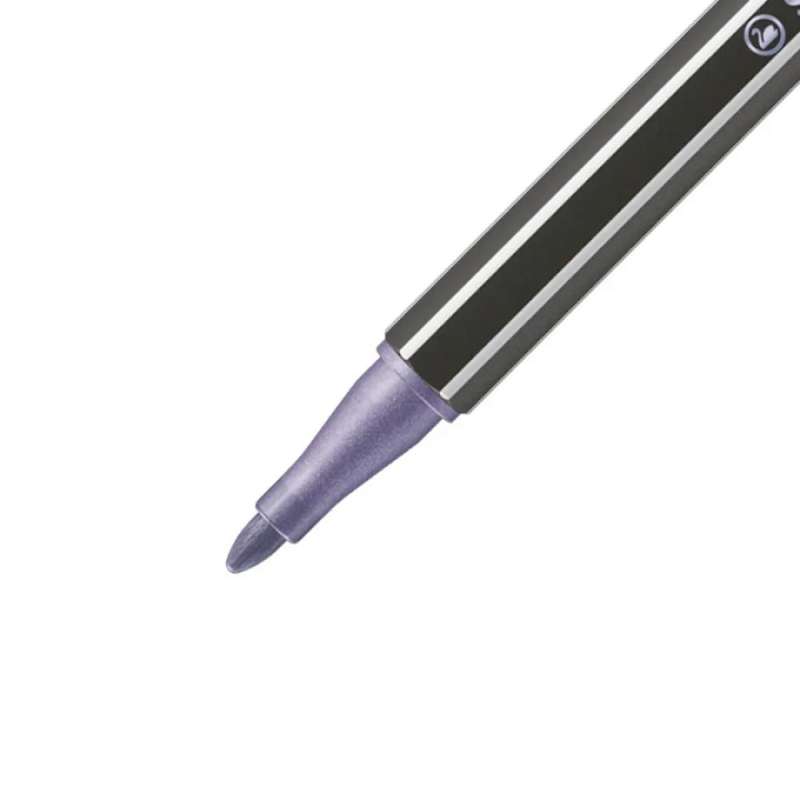 STABILO Premium Filzstift Pen 68 metallic violett Spitze