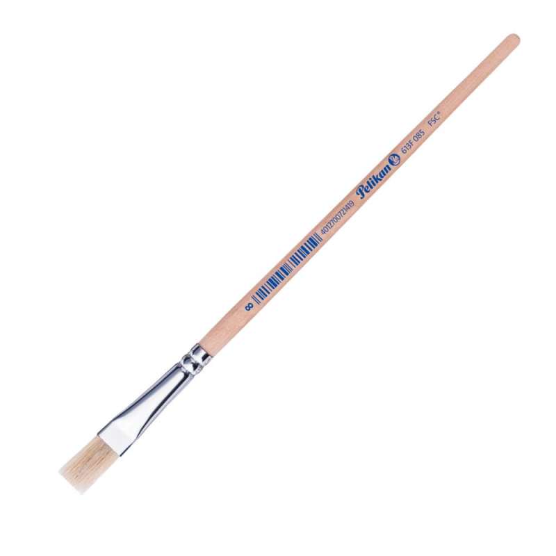 PELIKAN Pinsel - Borstenpinsel Sorte 613F Größe 8