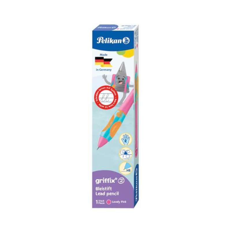 PELIKAN Bleistift Griffix Händigkeit rechtshändig - lovely pink Faltschachtel
