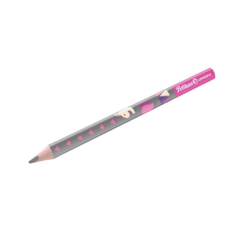 PELIKAN Schreiblernbleistift combino® für rechts- und linkshändig - dreieckig Einzelstift pink