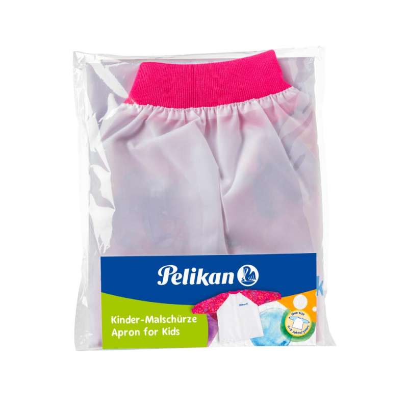 PELIKAN Malkittel Malschürze pink verpackt
