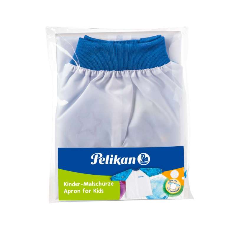 PELIKAN Malkittel Malschürze blau verpackt