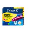 PELIKAN Füllerpatronen - TP/6 Tinte 4001® 6-Stück pink