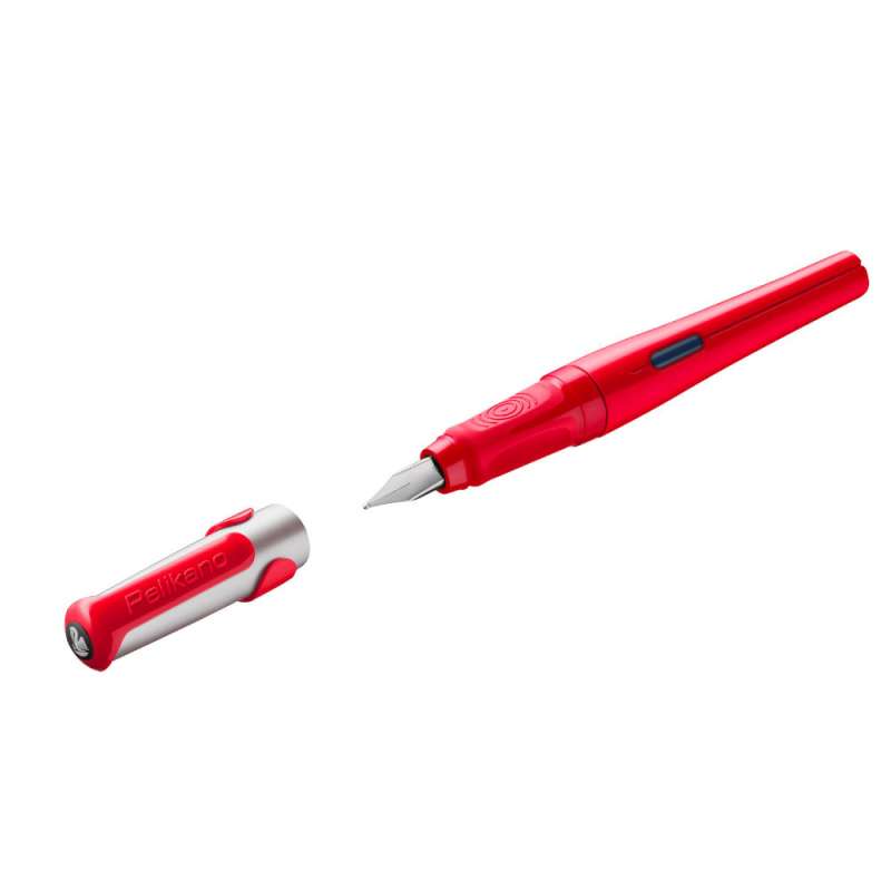 PELIKAN Füllhalter Pelikano Schulfüller rot offen