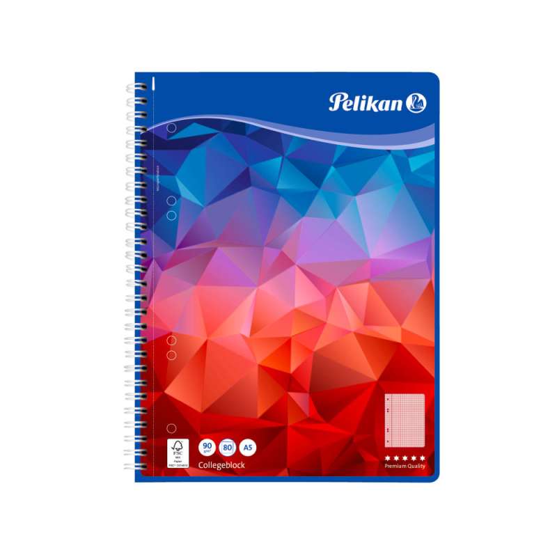 PELIKAN Spiralblock College Block - 80 Blatt - A5