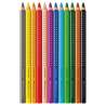 FABER CASTELL Farbstift Jumbo Grip 12er Set offen