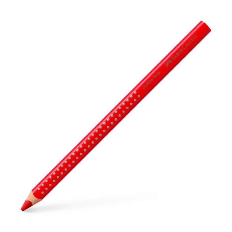 FABER CASTELL Farbstift Jumbo Grip geraniumrot