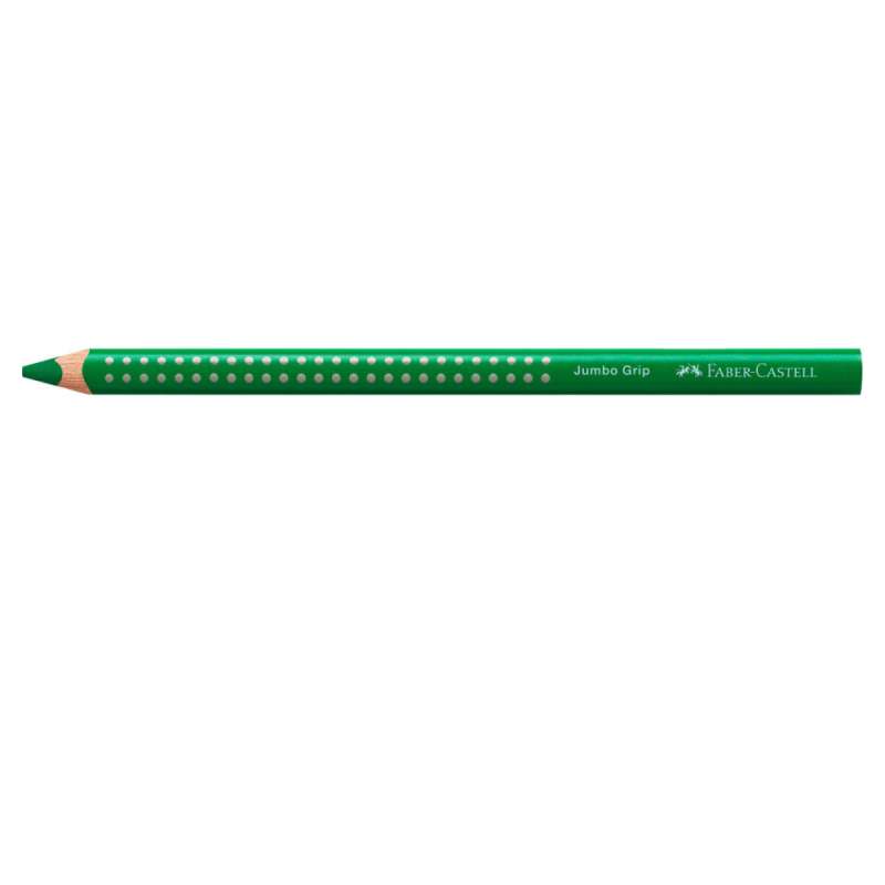 FABER CASTELL Farbstift Jumbo Grip smaragdgrün liegend