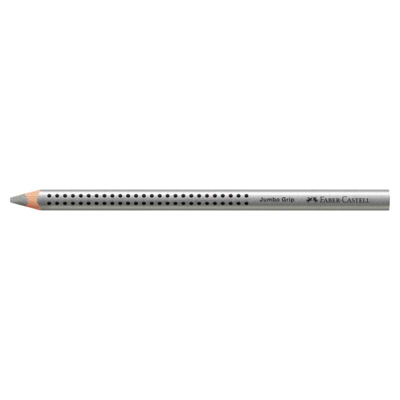 FABER-CASTELL Farbstift Jumbo Grip silber liegend