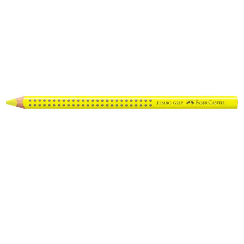 FABER-CASTELL Farbstift Jumbo Grip lichtgelb liegend