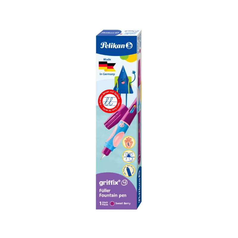 PELIKAN Schulfüller Griffix berry Packung