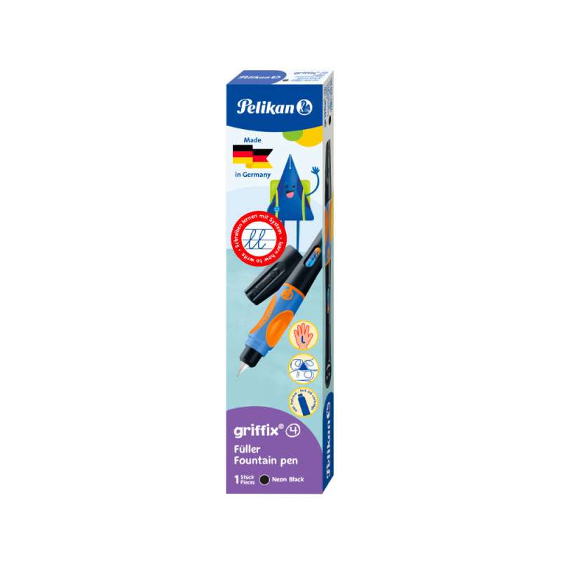 PELIKAN Schulfüller Griffix neonschwarz Packung