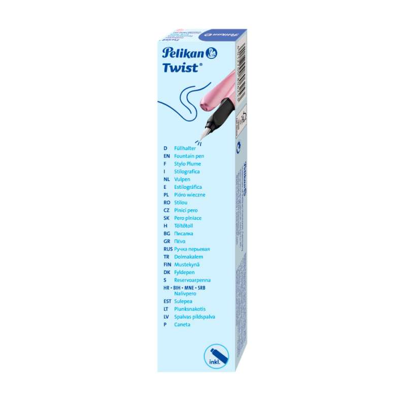 PELIKAN Füller Twist - Feder M rosé hinten