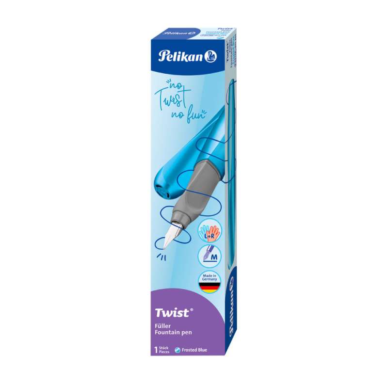 PELIKAN Füller Twist - Feder M blau Packung