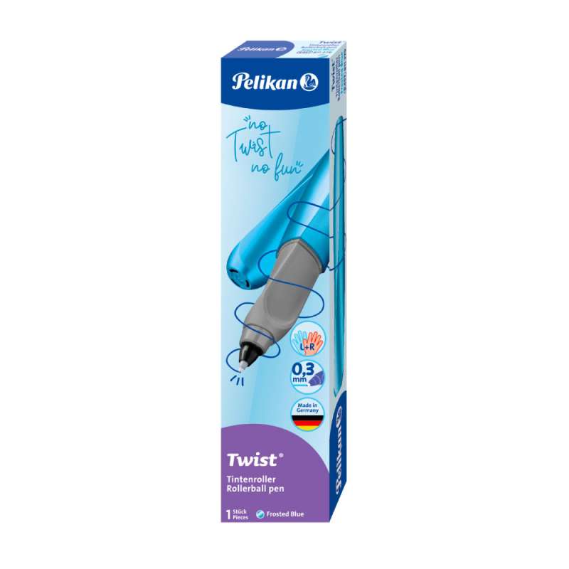 PELIKAN Tintenroller Twist blau Packung