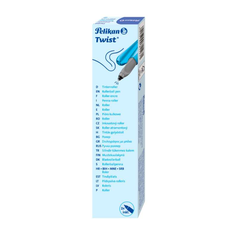 PELIKAN Tintenroller Twist blau hinten