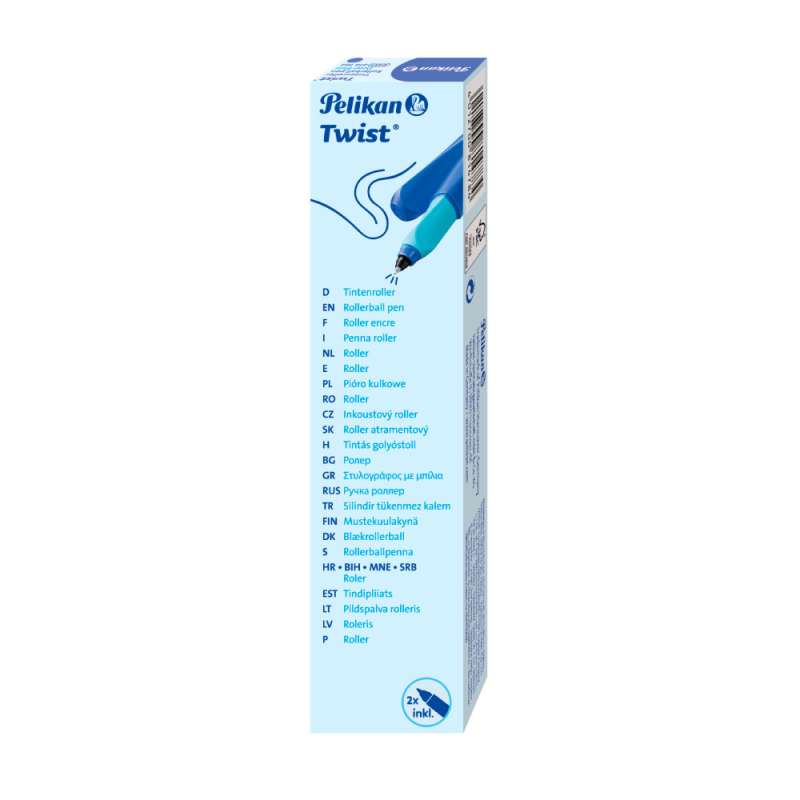 PELIKAN Tintenroller Twist dunkelblau hinten