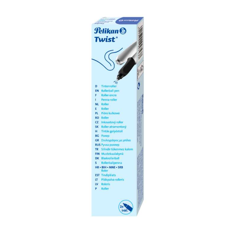 PELIKAN Tintenroller Twist silber hinten