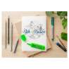 FABER CASTELL Bleistift Jumbo-Grip silber Härtegrad - HB Papier