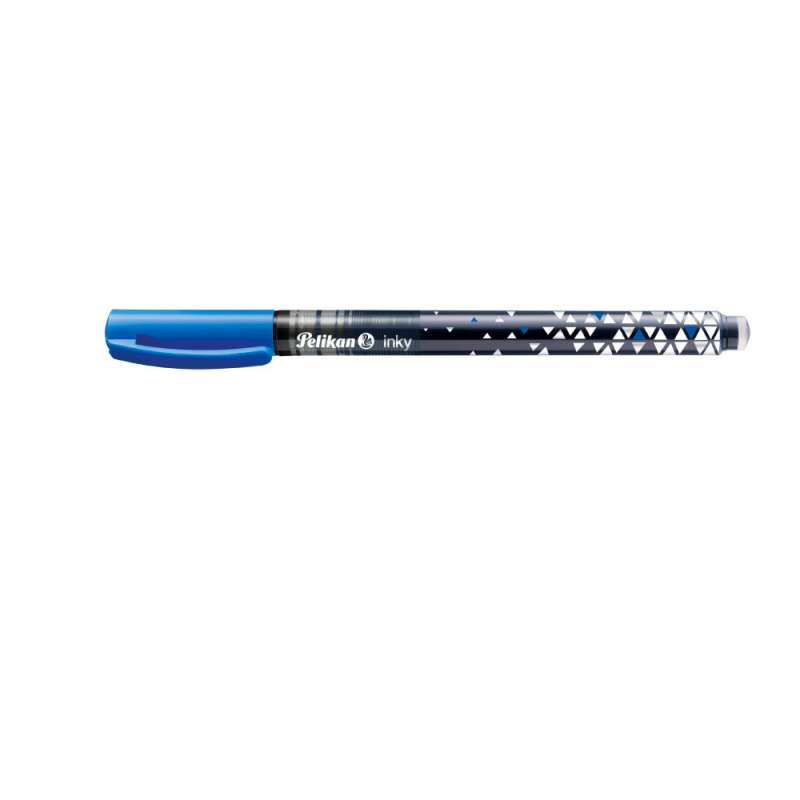 PELIKAN Tintenroller Inky® - Faserschreiber blau liegend geschlossen