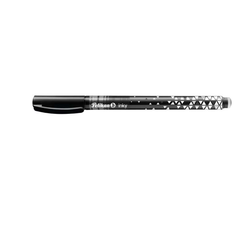 PELIKAN Tintenroller Inky® - Faserschreiber schwarz liegend