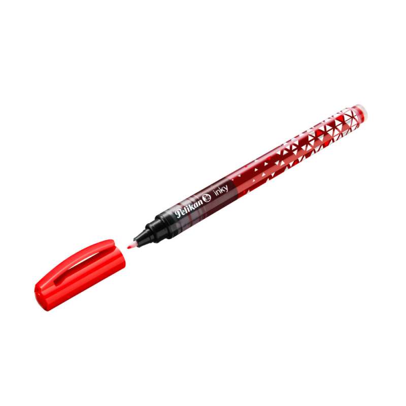 PELIKAN Tintenroller Inky® - Faserschreiber rot offen